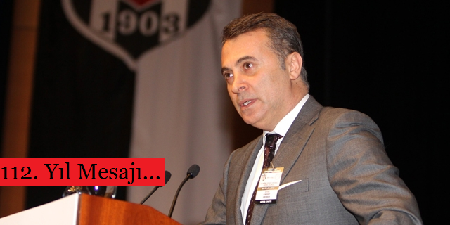 Başkandan 112. Yıl Mesajı...